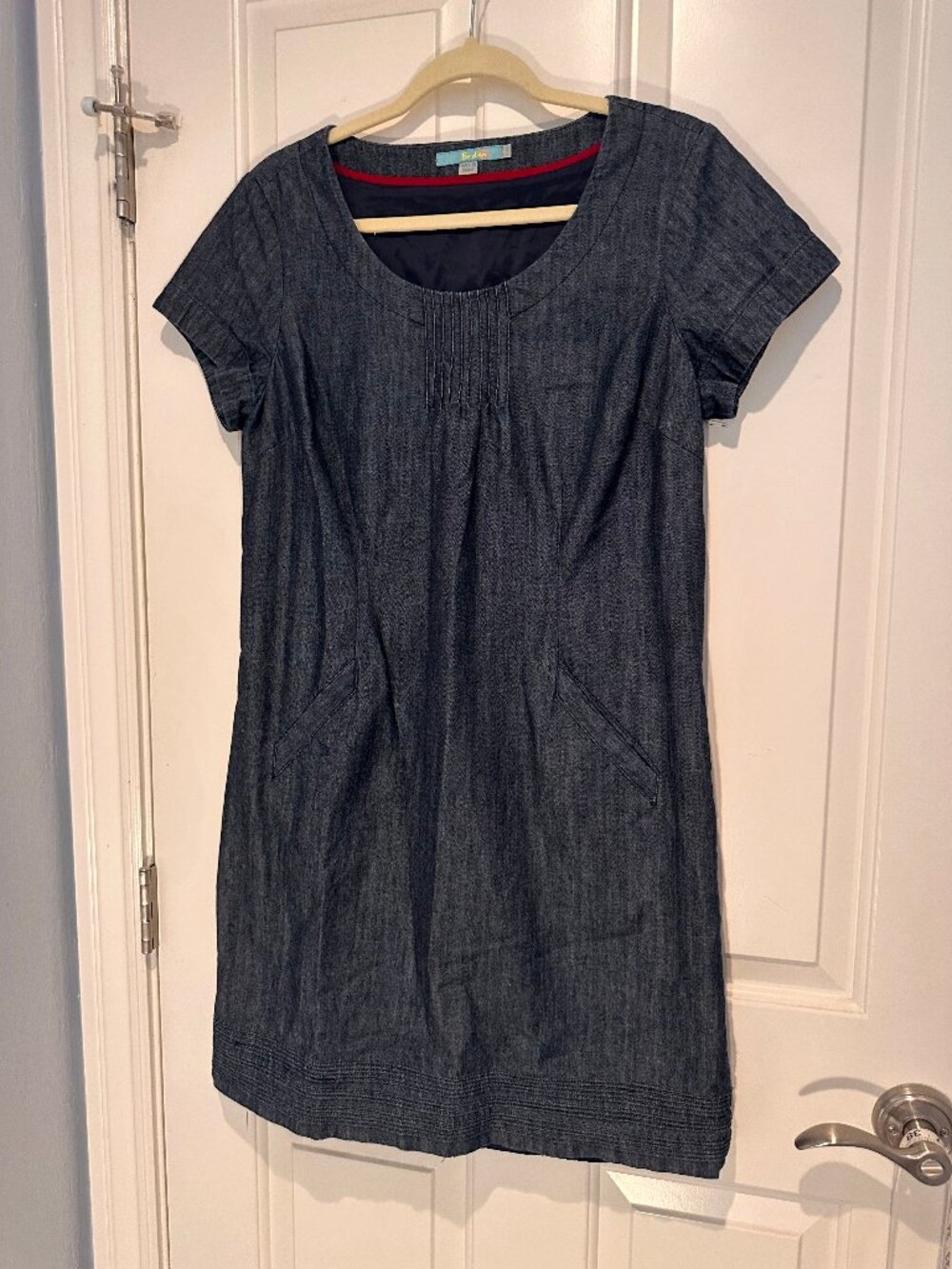 Boden denim mini-dress, Size 10